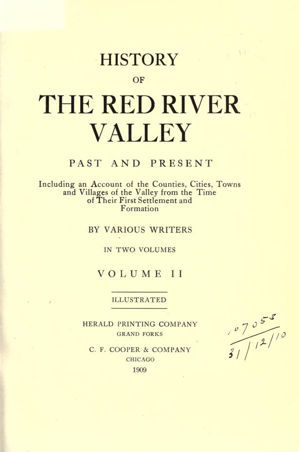 Red River Valley title page vol 2