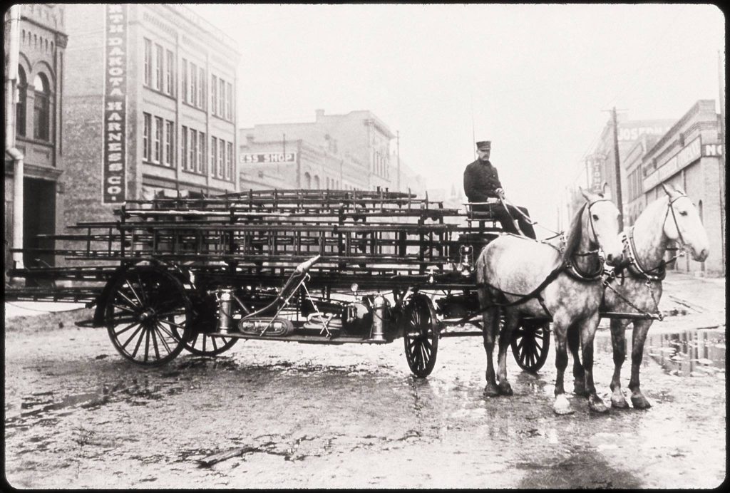 Fargo Fire Department photograph early 1900s